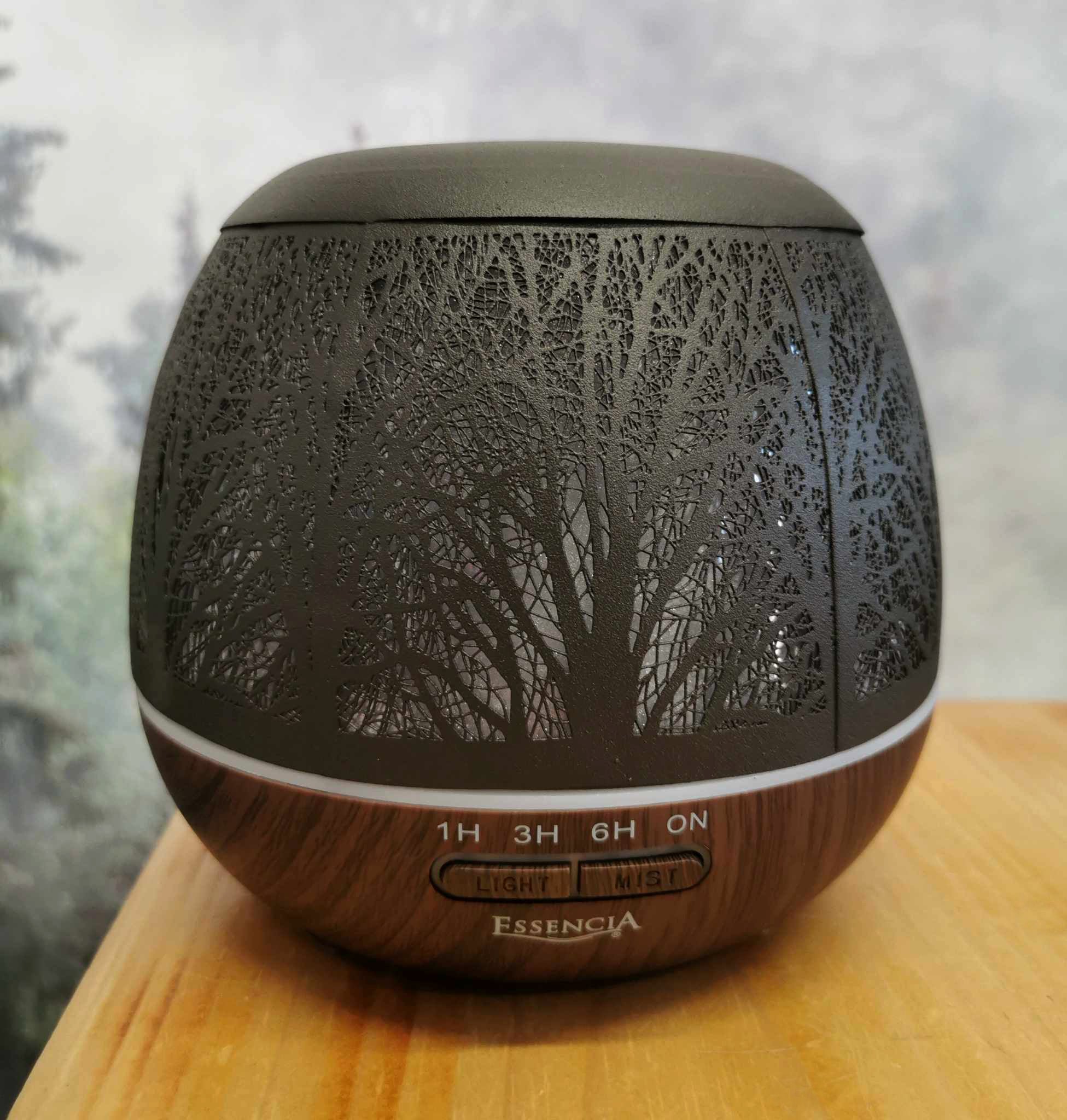 Diffuseur à huiles essentielles ultrasonique - Forêt Métallique - Essencia